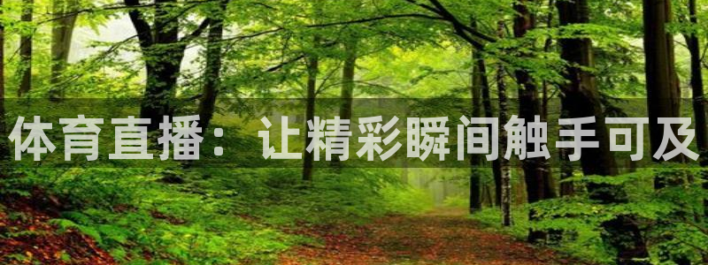 体育直播：让精彩瞬间触手可及