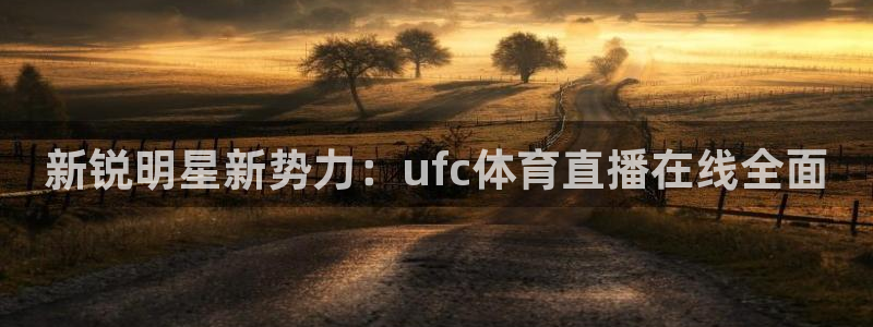 新锐明星新势力：ufc体育直播在线全面